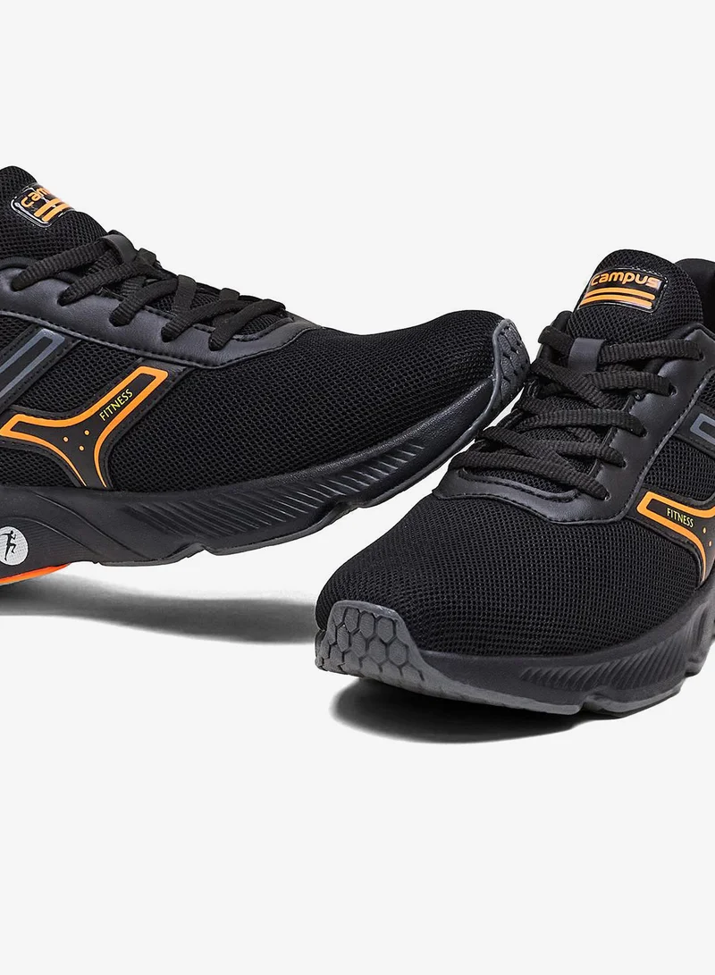 CAMPUS Blk/N.Org Men's Low-Top Sneakers - Lightweight, Minimalist Designed for Style for Men | Best Price UAE